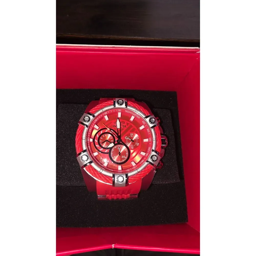 Invicta Bolt Girdex 52mm, Steel, Red - Picture 3 of 5